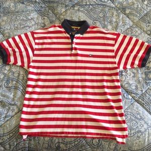 Tommy Hilfiger striped polo.